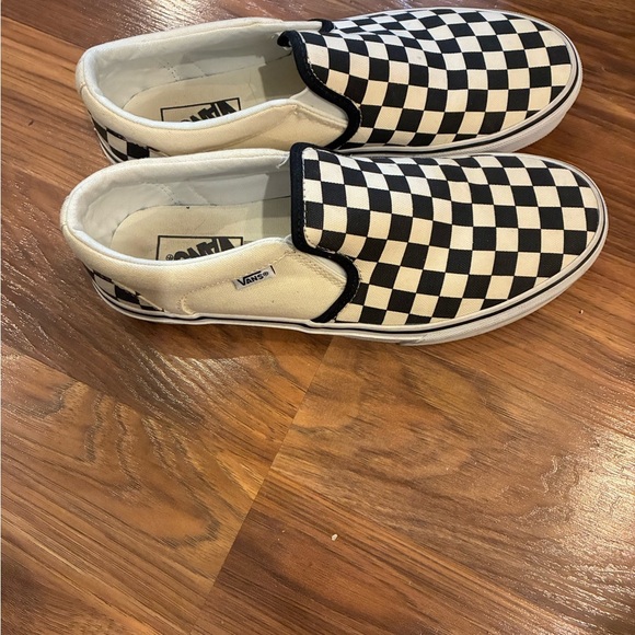 Vans Checkerboard Platform Slip-On Sneakers Men’s size 8. Great used condition! - Picture 2 of 6